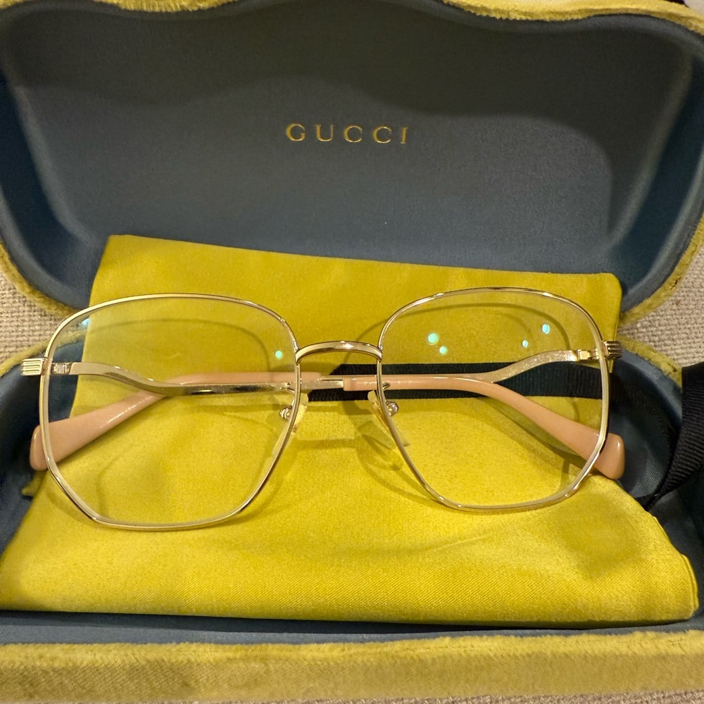 Gucci Women's Gold Frame Glasses